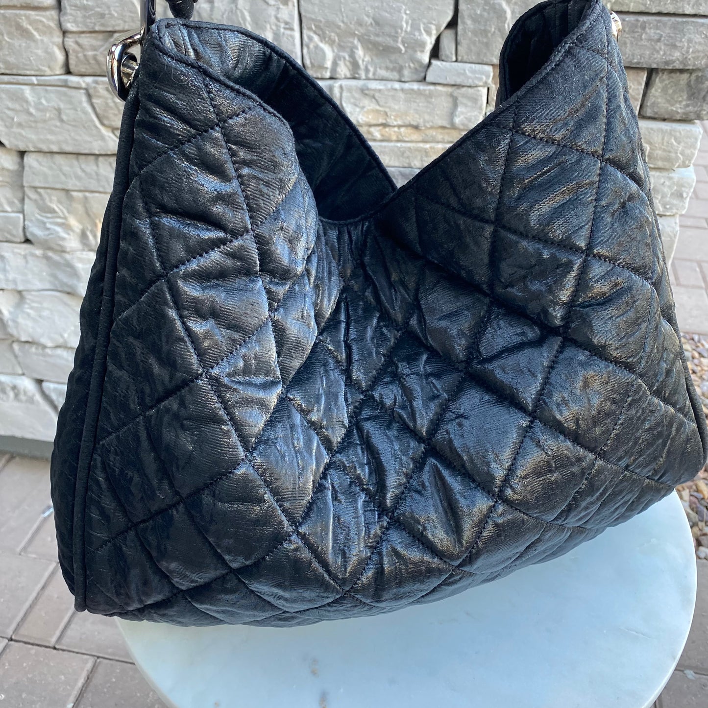 Chanel Le Marais Coated Canvas Hobo