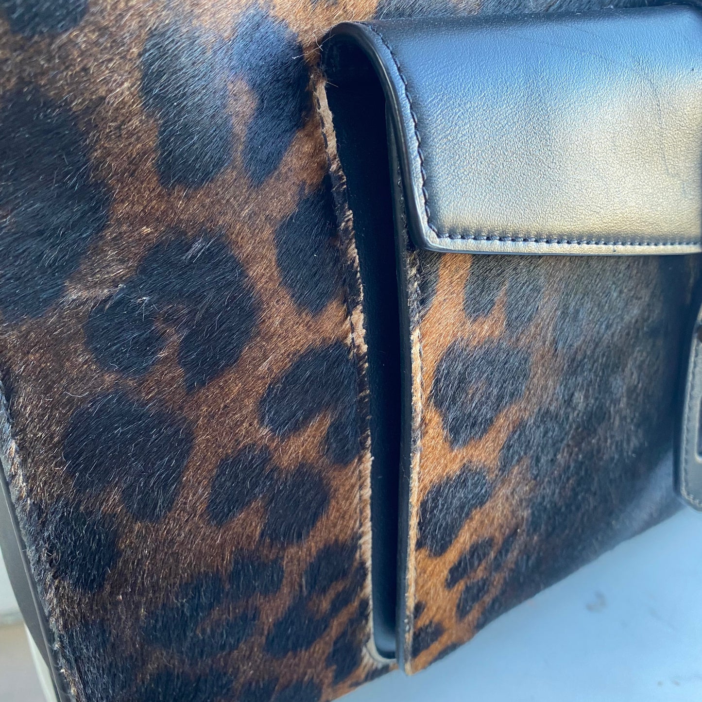 Tom Ford Rialto Leopard Top Handle Tote