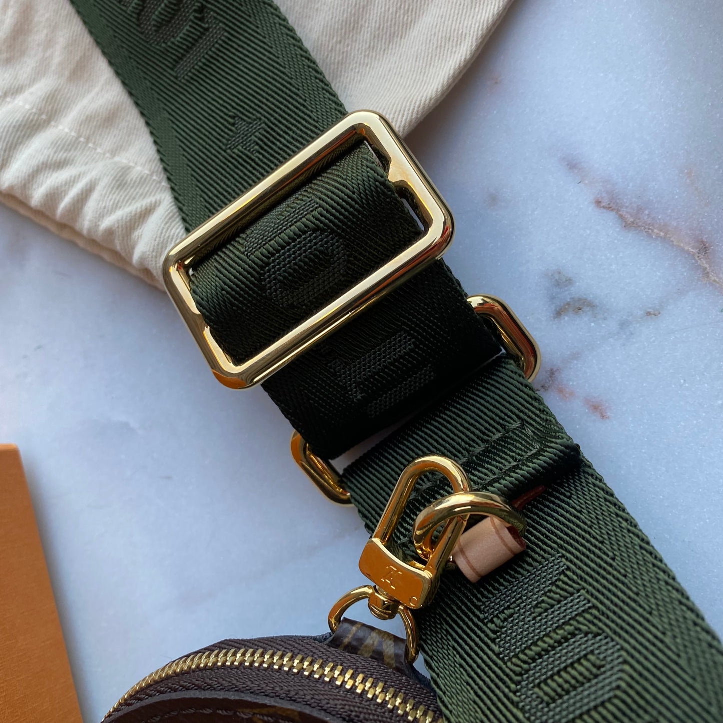 Louis Vuitton Monogram Multi-Pochette Accessoires Bandouliere Strap & Coin Pouch