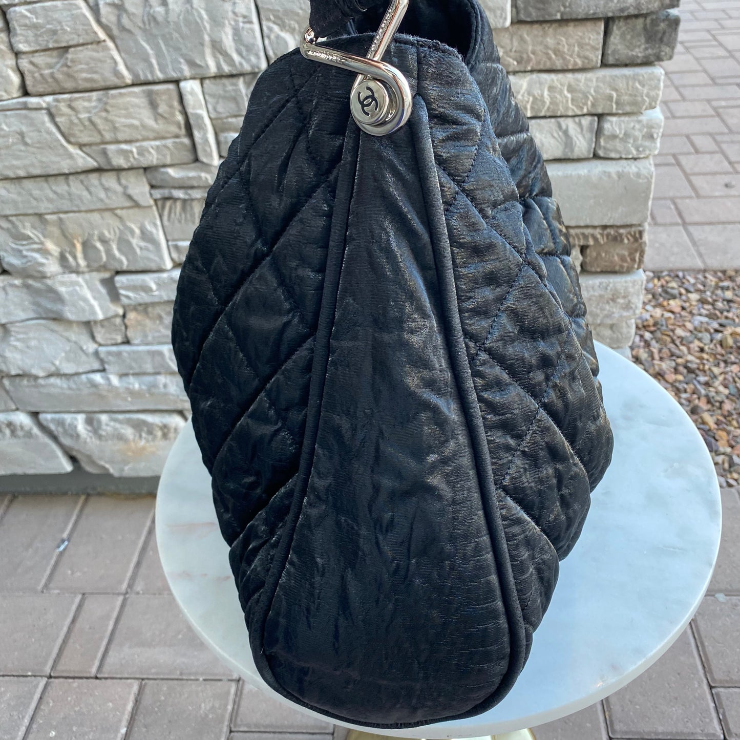 Chanel Le Marais Coated Canvas Hobo