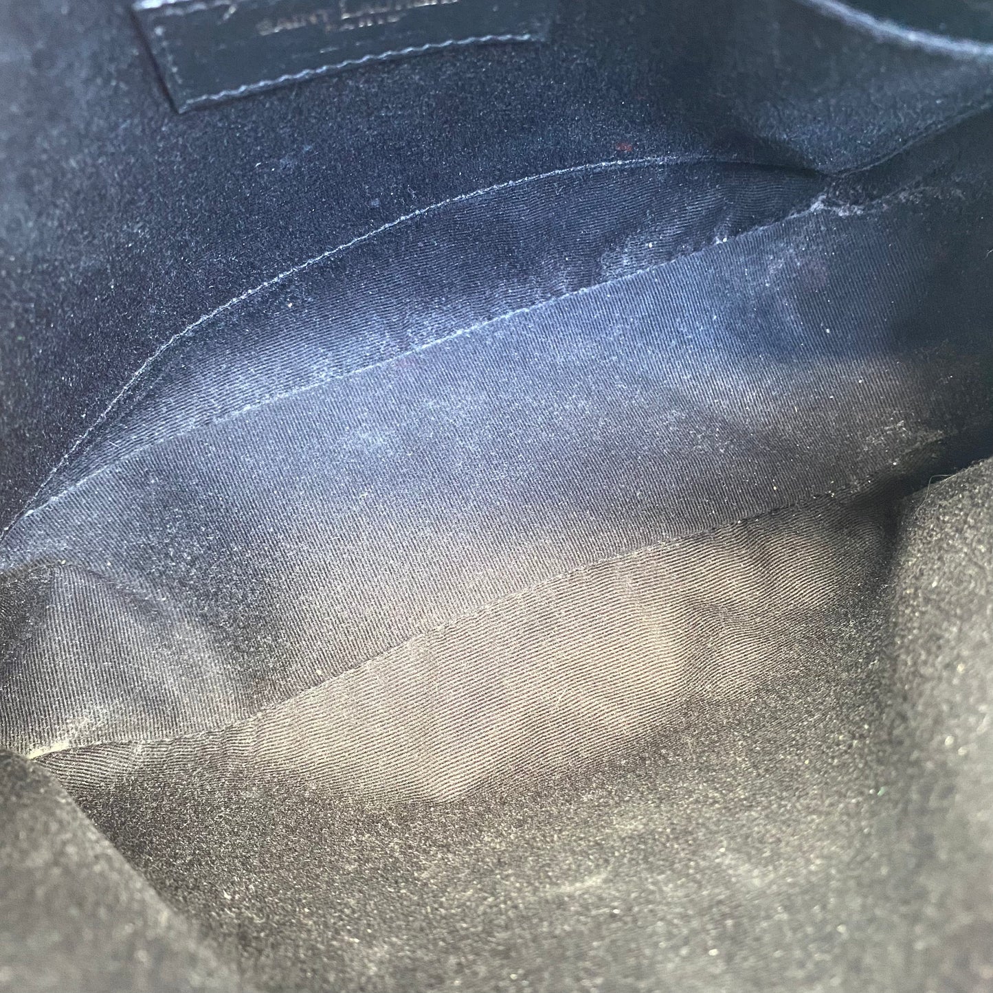 Saint Laurent Lambskin Monogram Small Lou Camera Bag