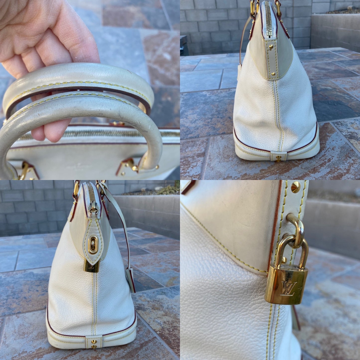 Louis Vuitton Suhali Lockit GM Satchel