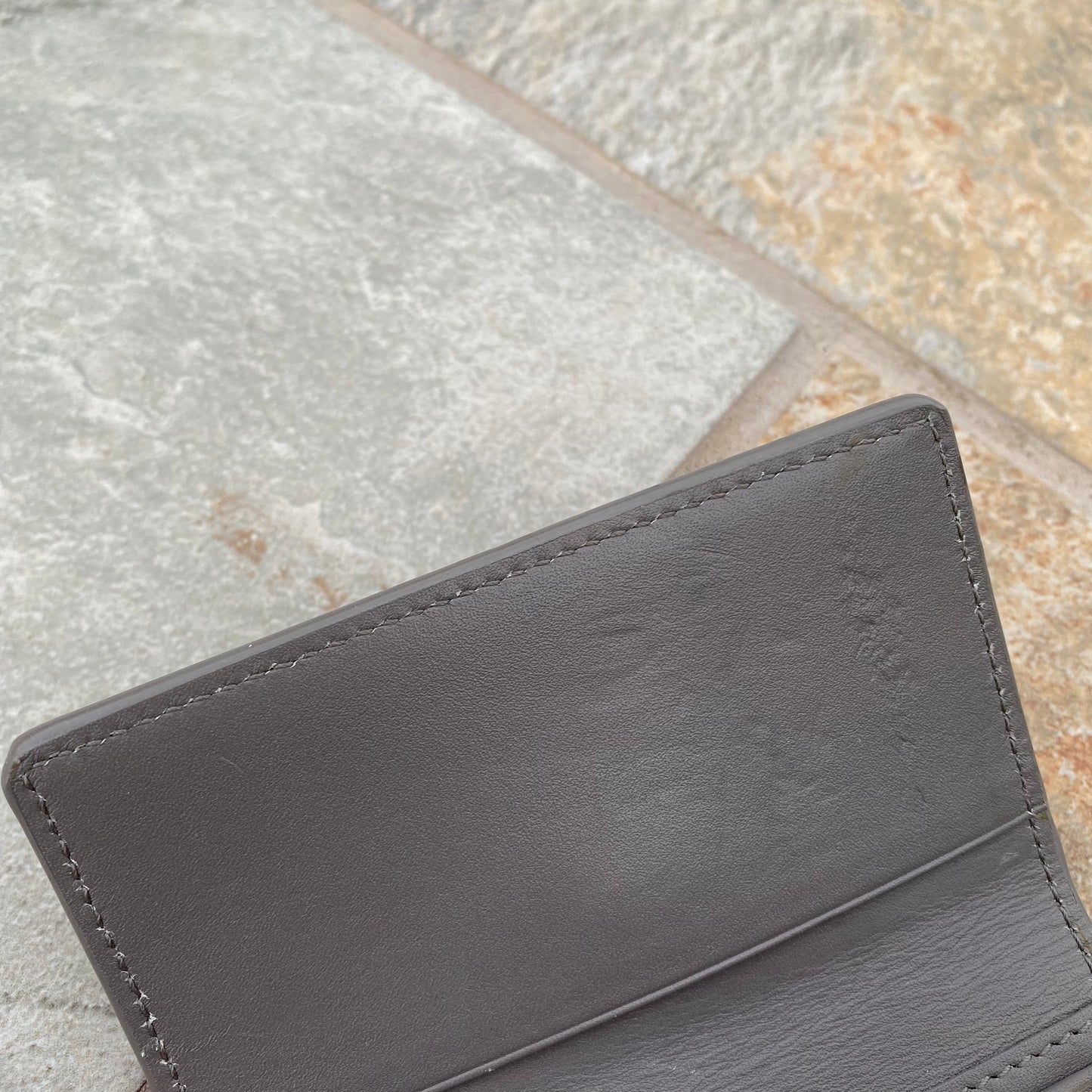 Saint Laurent 6 Ring Leather Key Card Holder