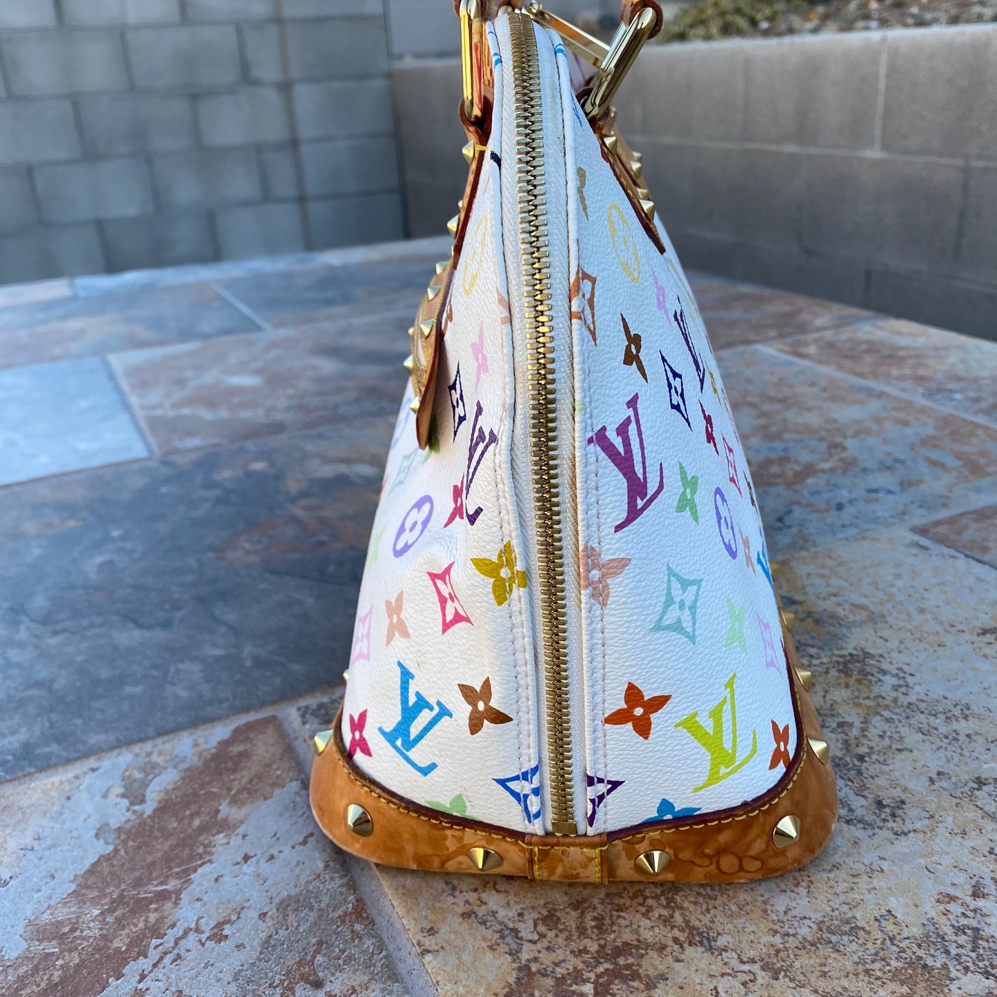 Louis Vuitton Multicolor Alma PM Satchel