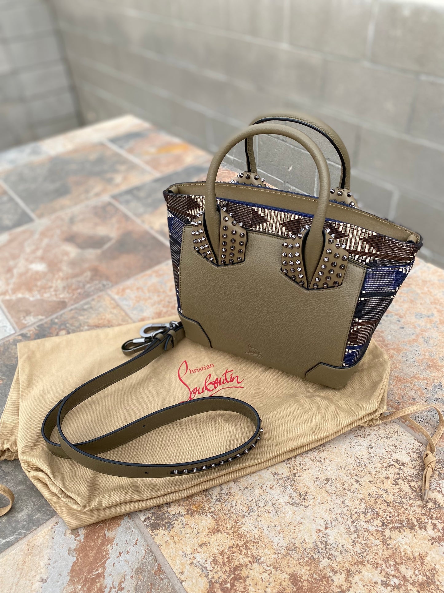 Christian Louboutin Eloise Pattern Satchel