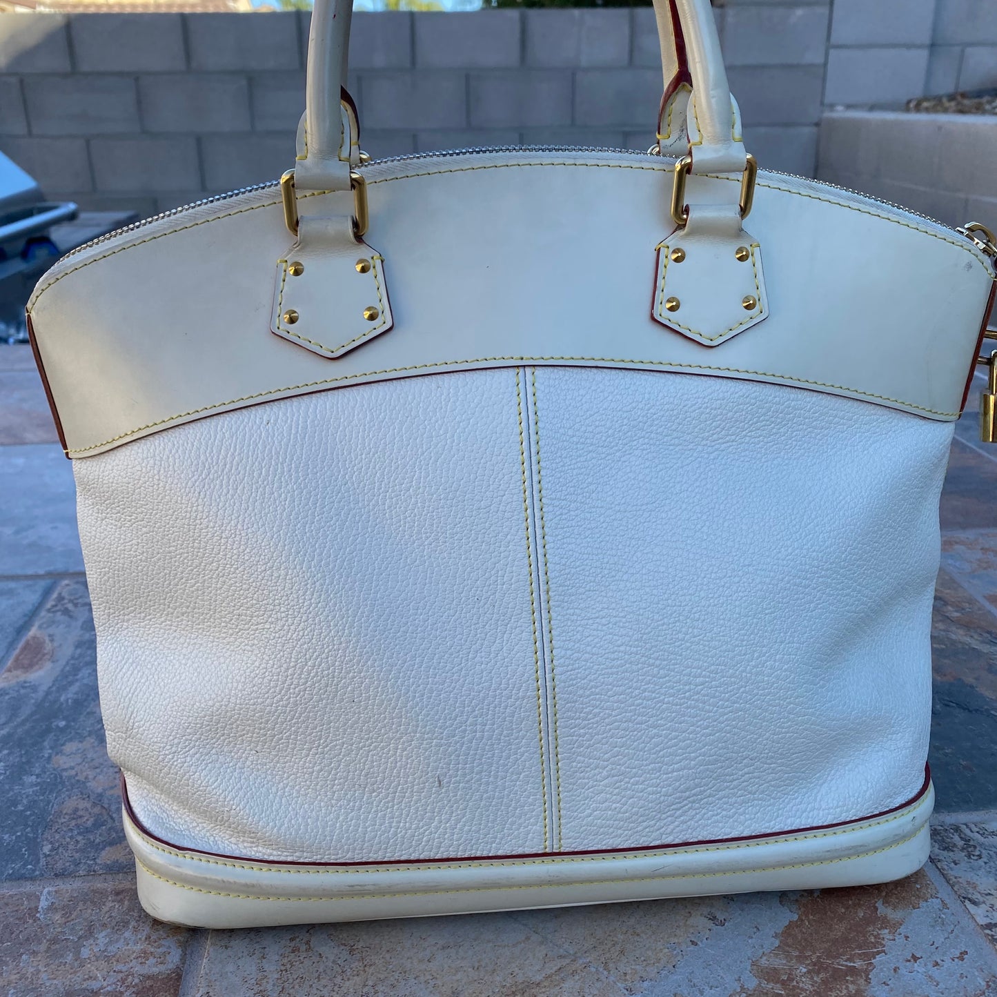 Louis Vuitton Suhali Lockit GM Satchel