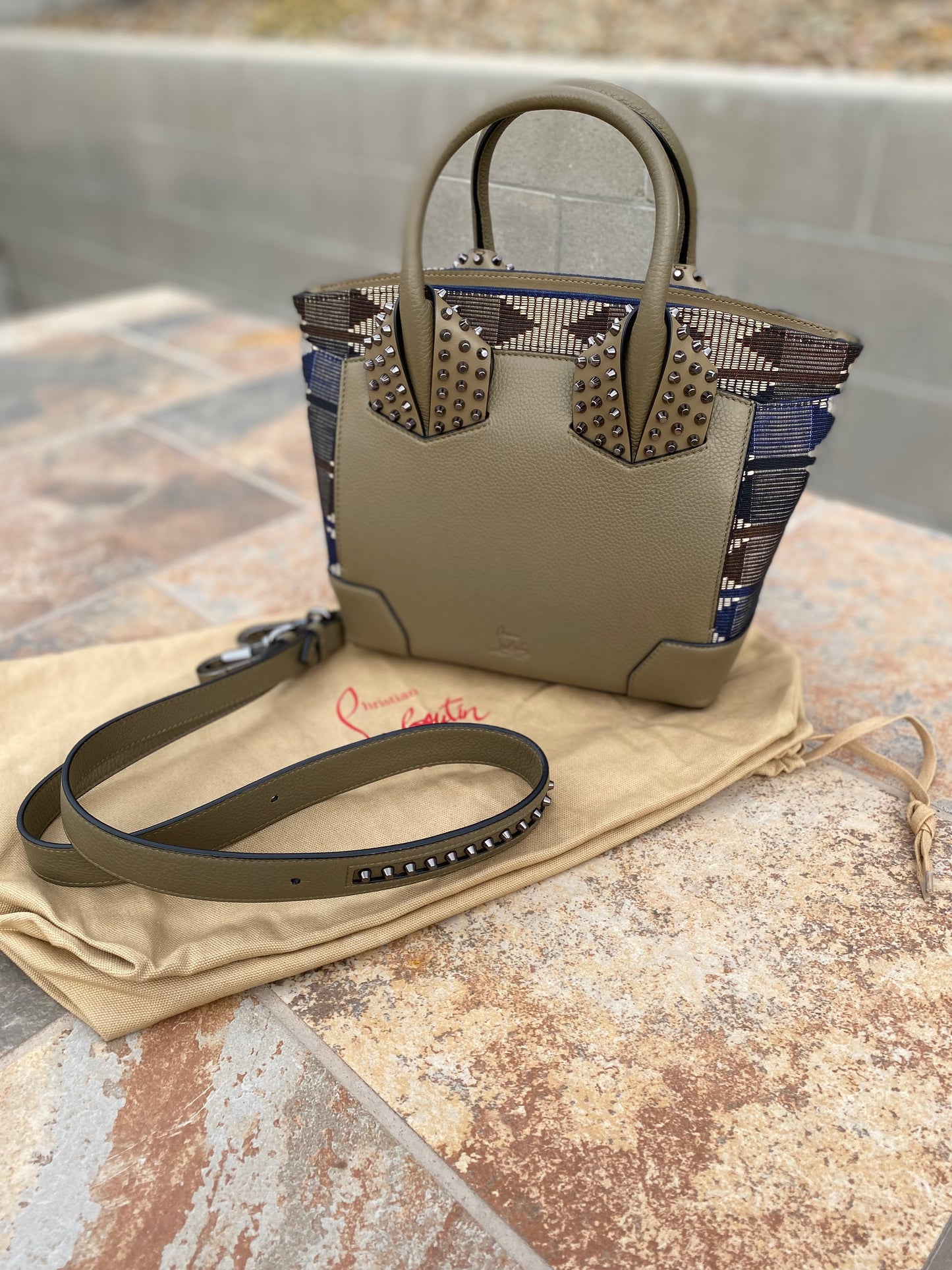 Christian Louboutin Eloise Pattern Satchel