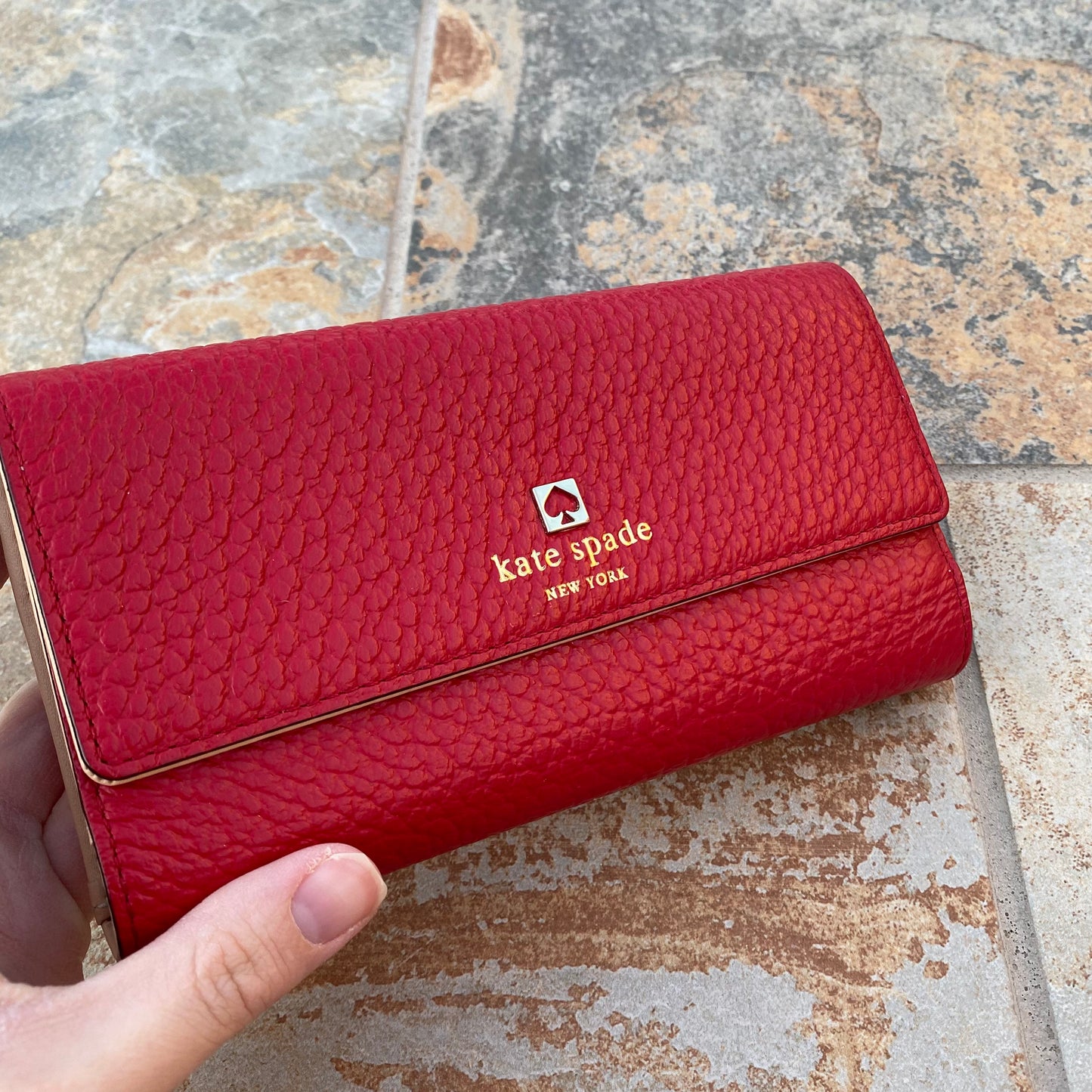 Kate Spade New York Pebbled Leather Continental Wallet