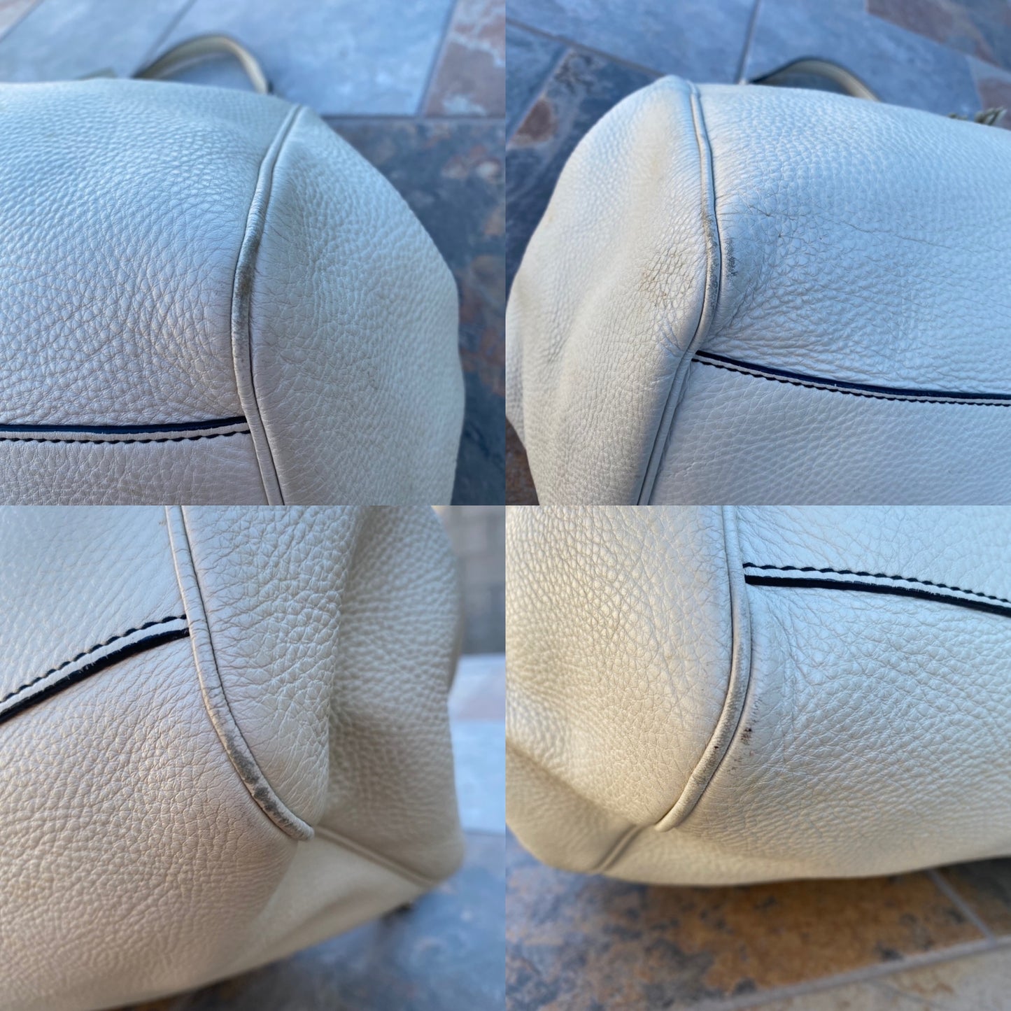 Gucci Pebbled Leather Emily Chain Shoulder Bag