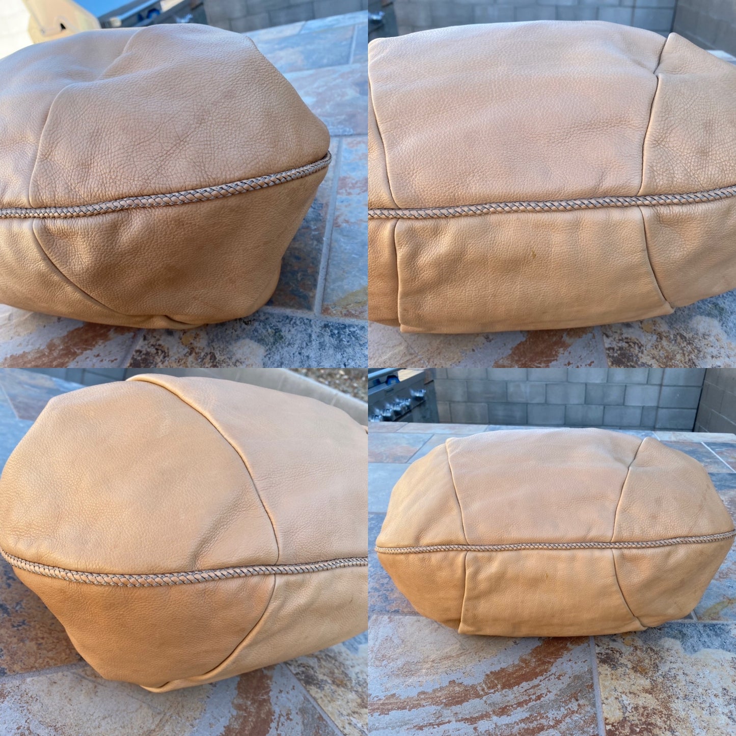 Gucci Marrakech Large Pebbled Leather Hobo