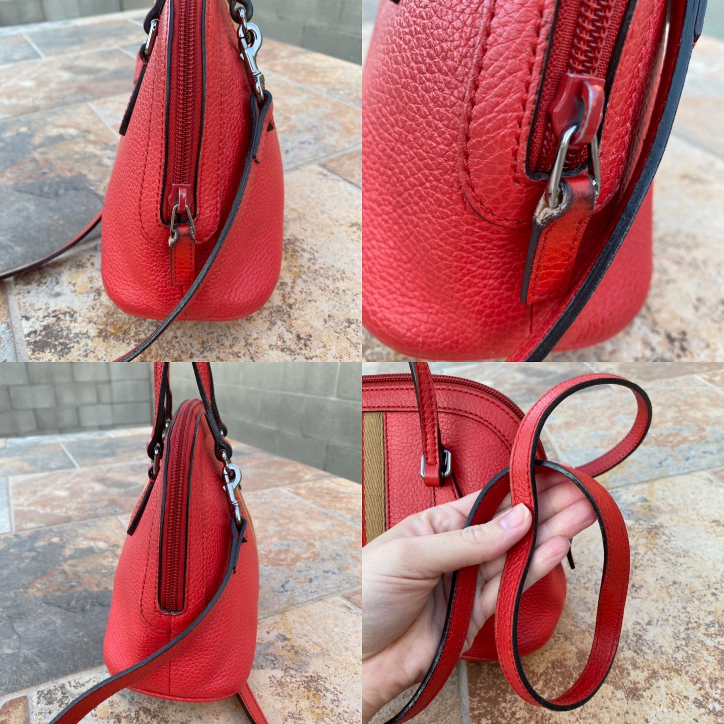 Gucci Mini Web Dome Shoulder Bag