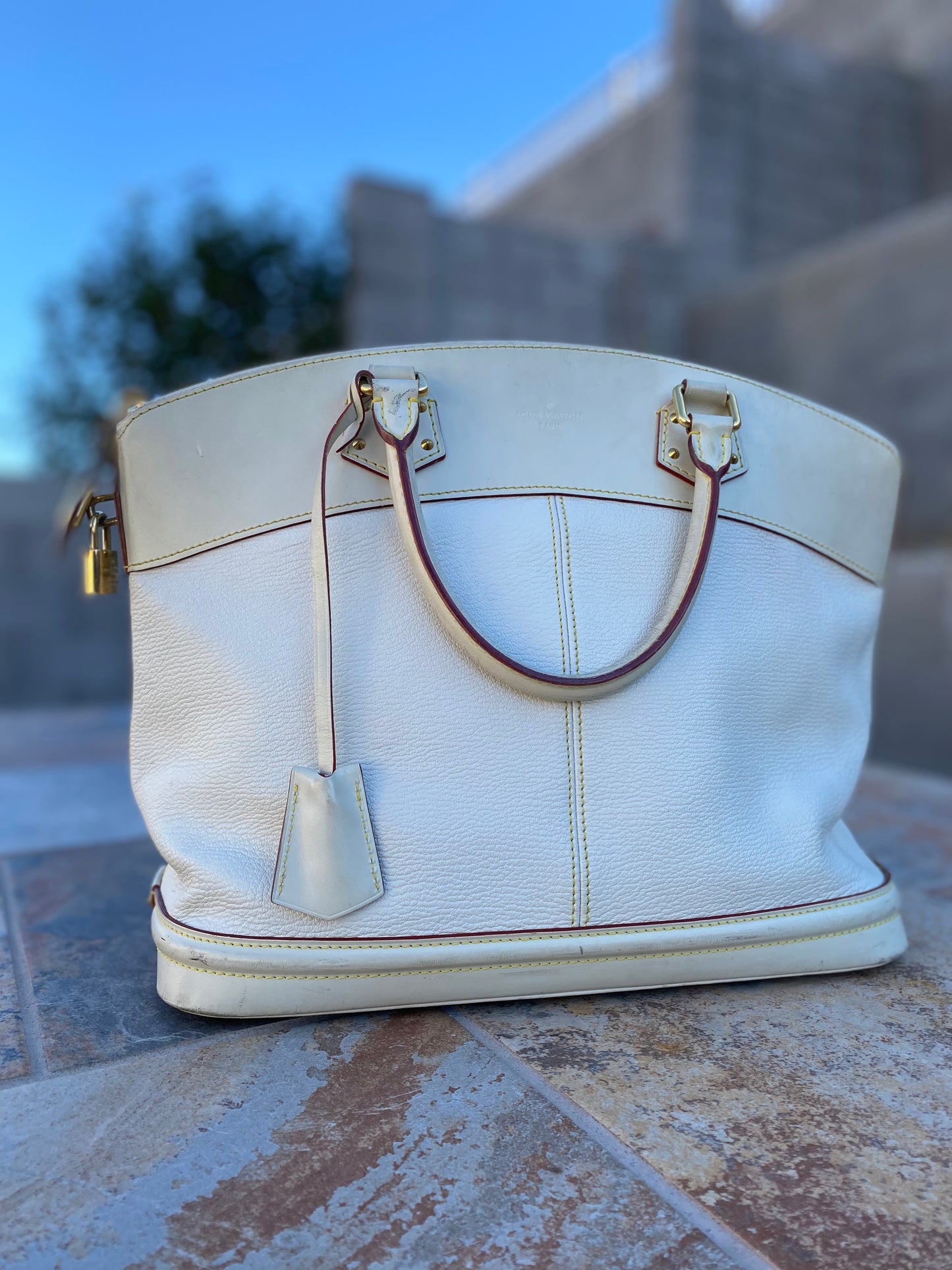 Louis Vuitton Suhali Lockit GM Satchel