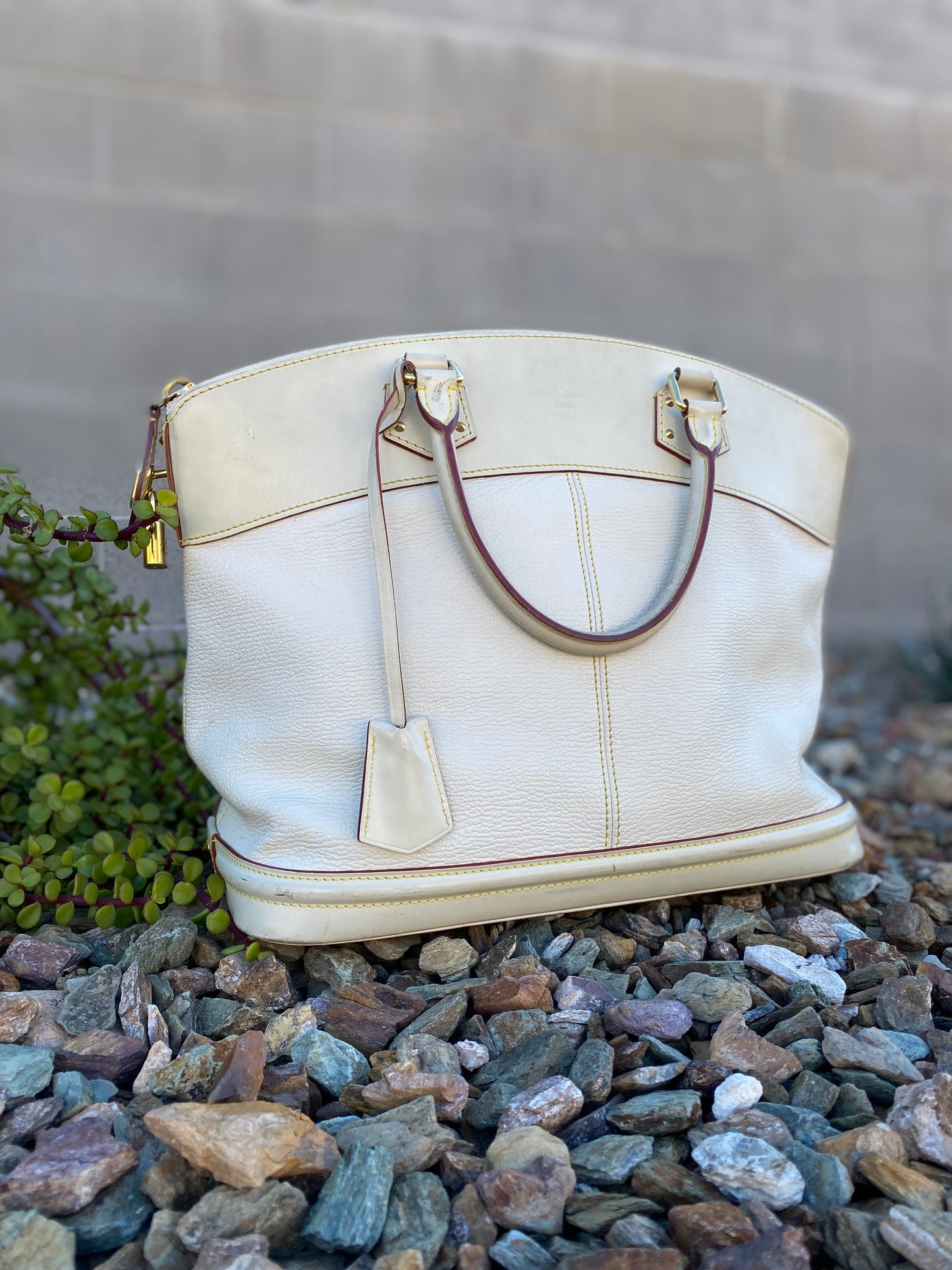 Louis Vuitton Suhali Lockit GM Satchel