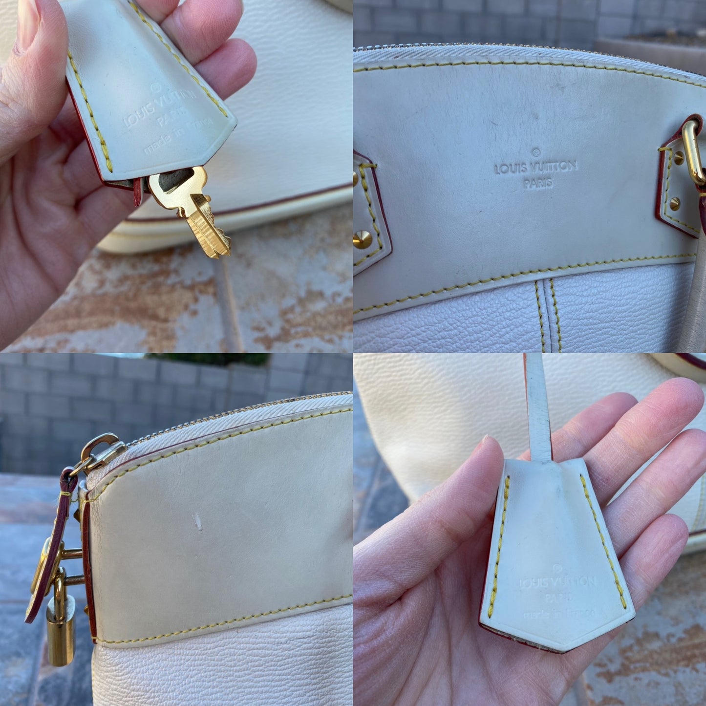 Louis Vuitton Suhali Lockit GM Satchel
