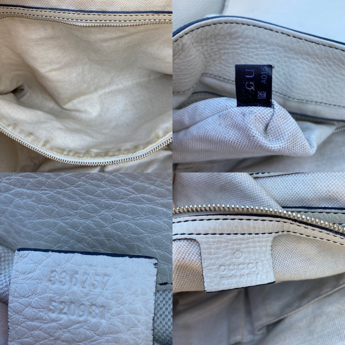 Gucci Pebbled Leather Emily Chain Shoulder Bag