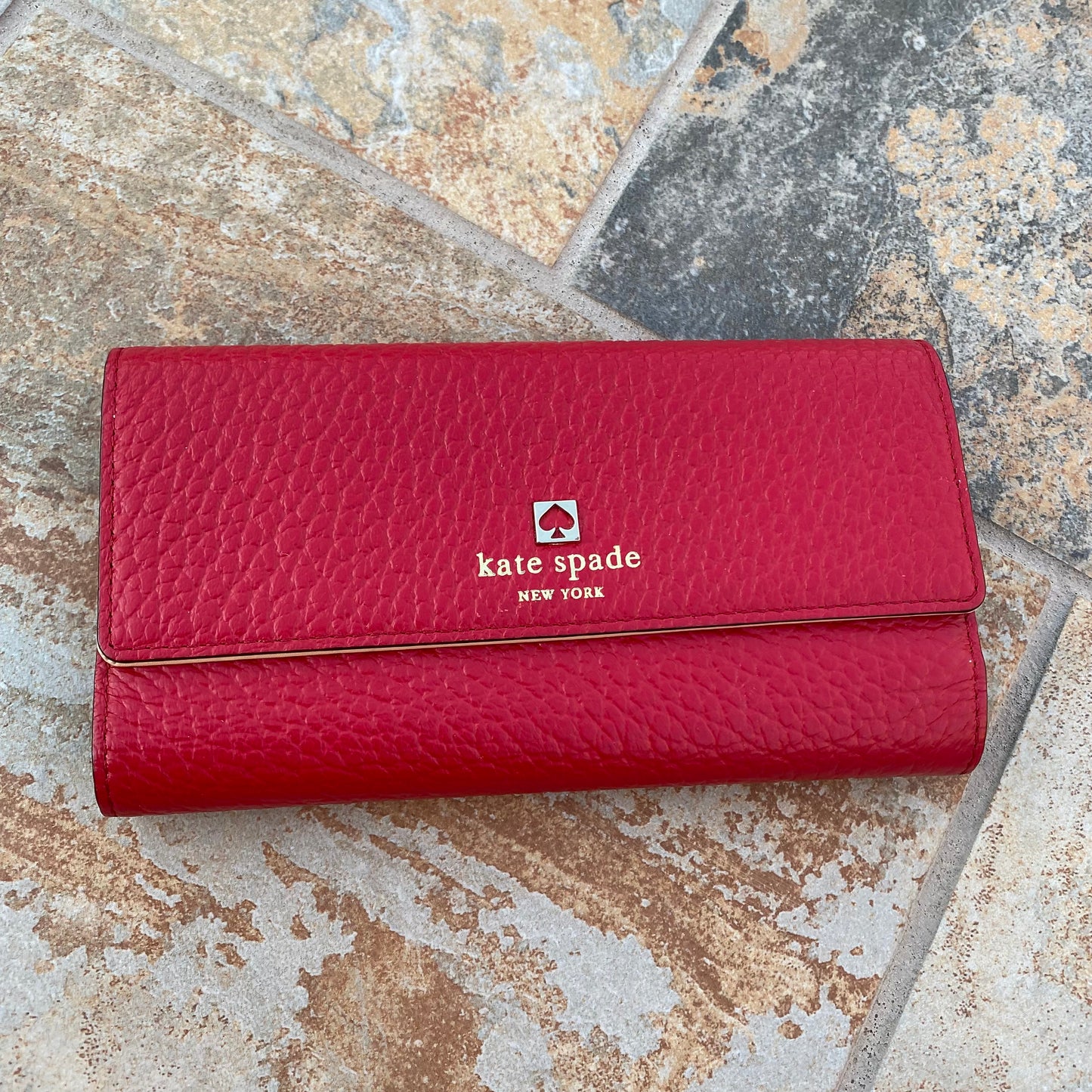 Kate Spade New York Pebbled Leather Continental Wallet