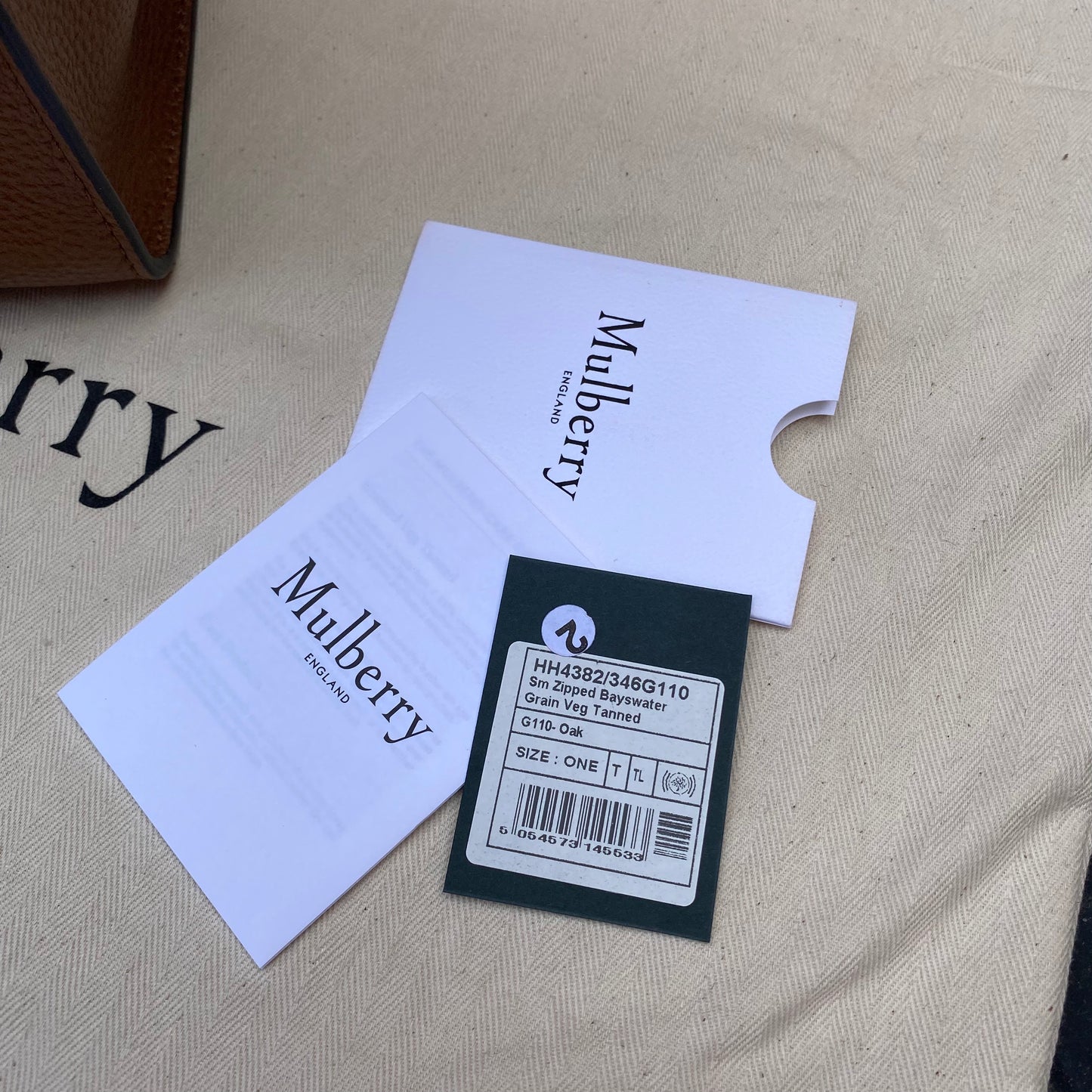 Mulberry Small Zipped Bayswater Grained Leather Tote