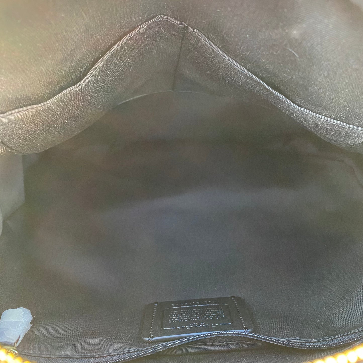 Coach Large Court Signature Monogram Canvas Backpack