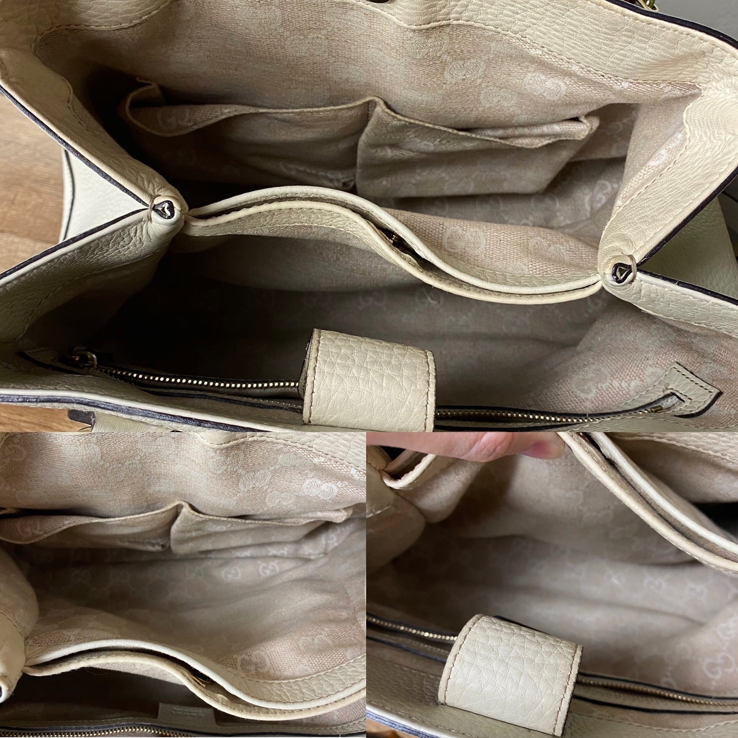 Gucci Diana Bamboo Handle Leather Tote Bag