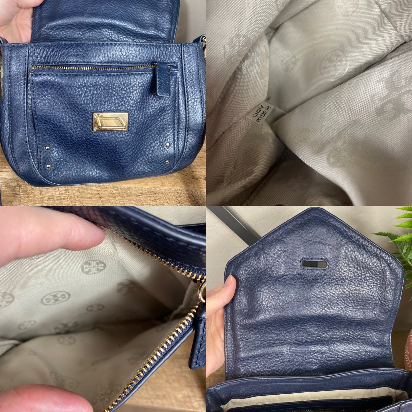 Tory Burch 797 Leather Satchel Crossbody