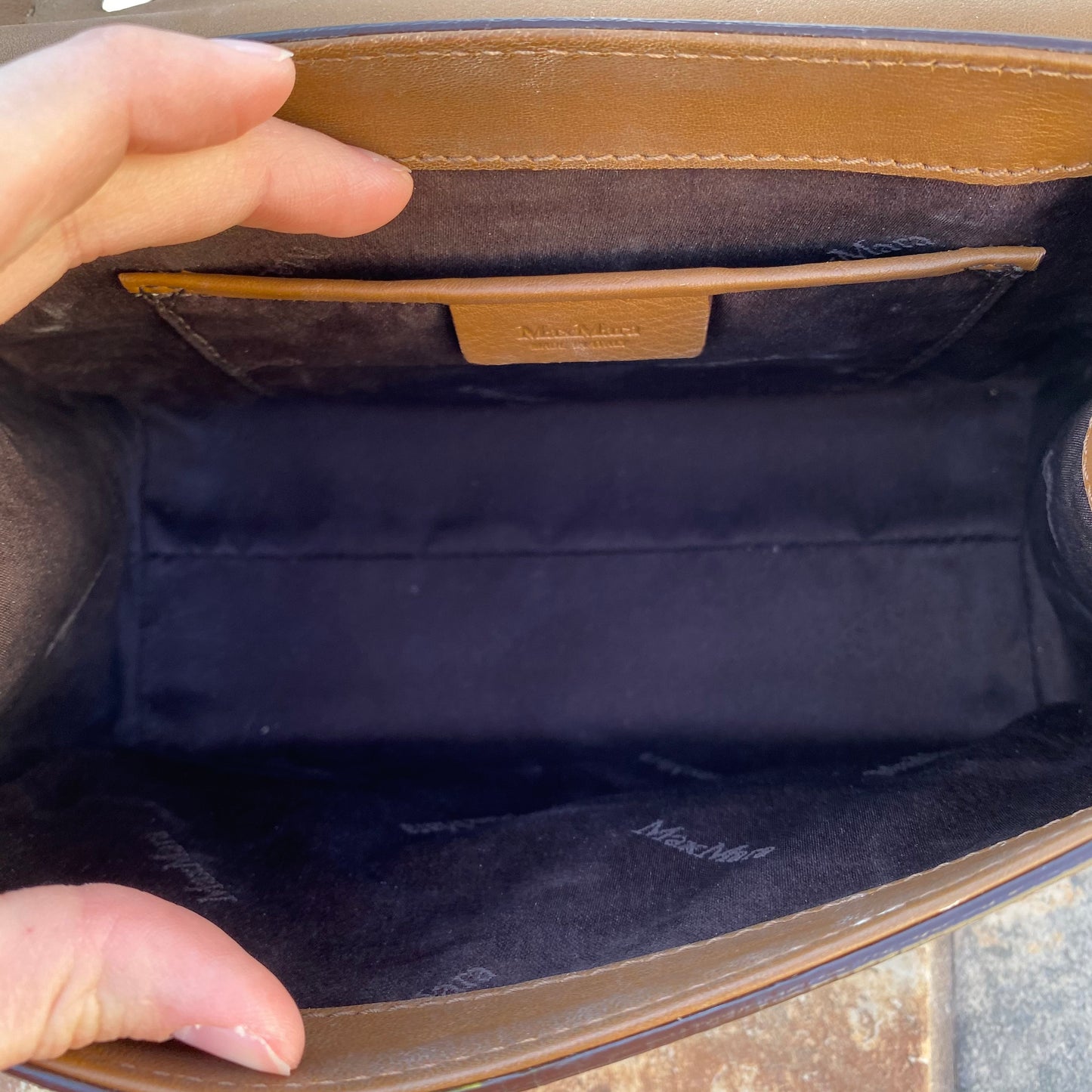 MaxMara Leather Ottelia J Bag Satchel