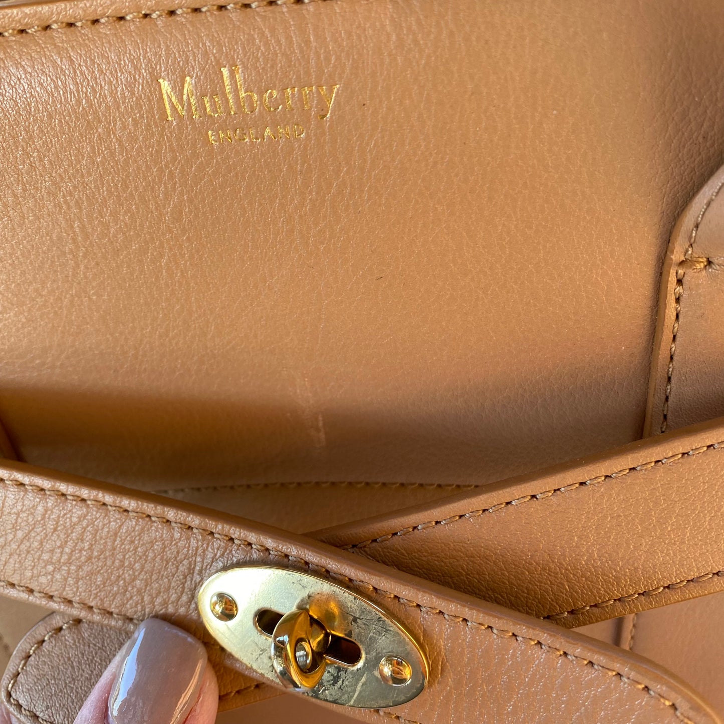 Mulberry Small Zipped Bayswater Silky Leather Tote