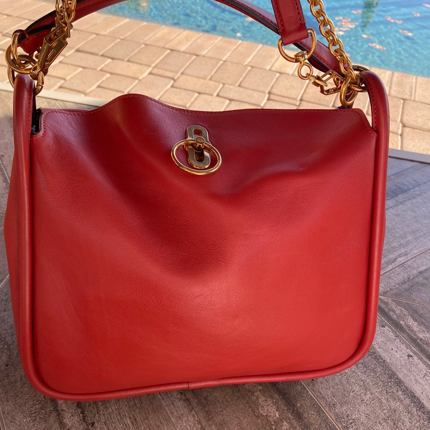 Mulberry Leighton Leather Hobo Shoulder Bag