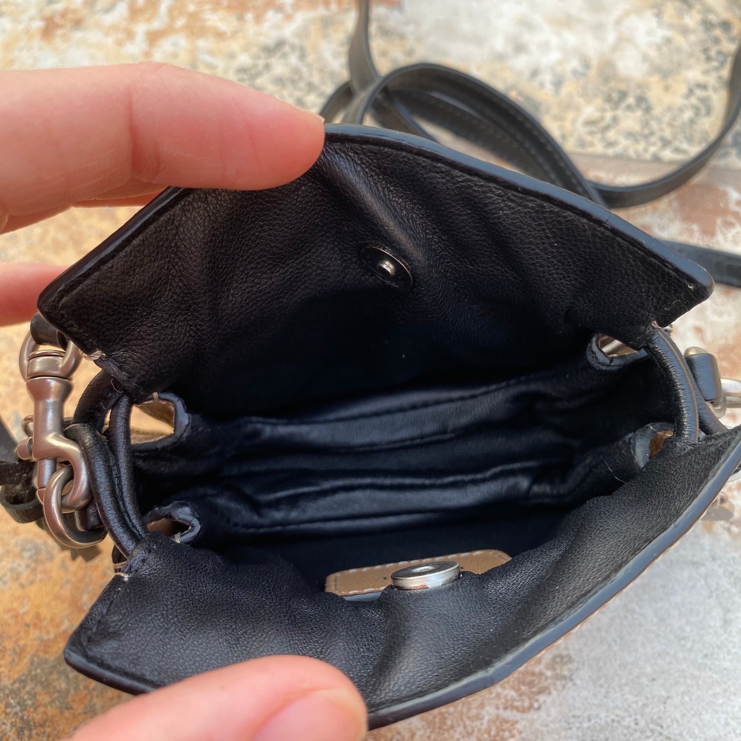 Loewe Calfskin Micro Flamenco Shoulder Bag