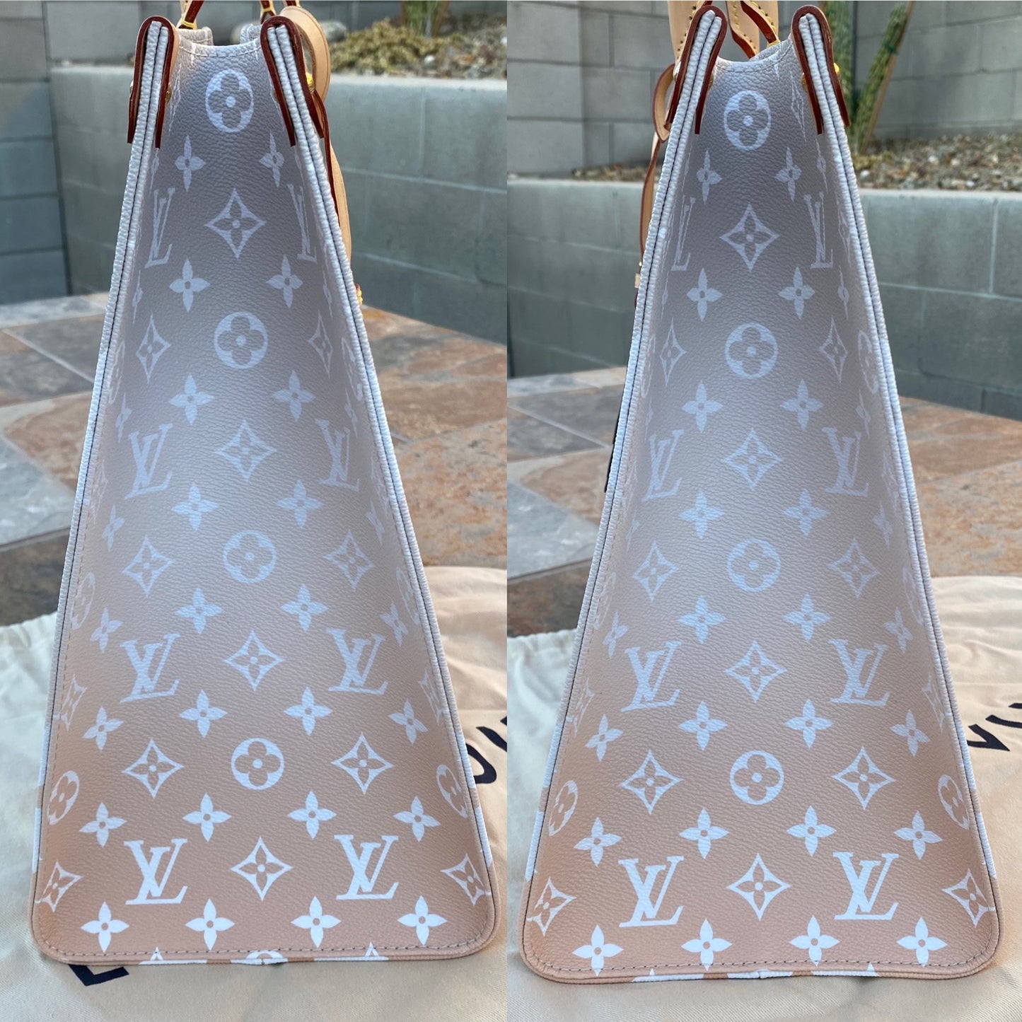 Louis Vuitton By The Pool Onthego GM Giant Monogram Tote