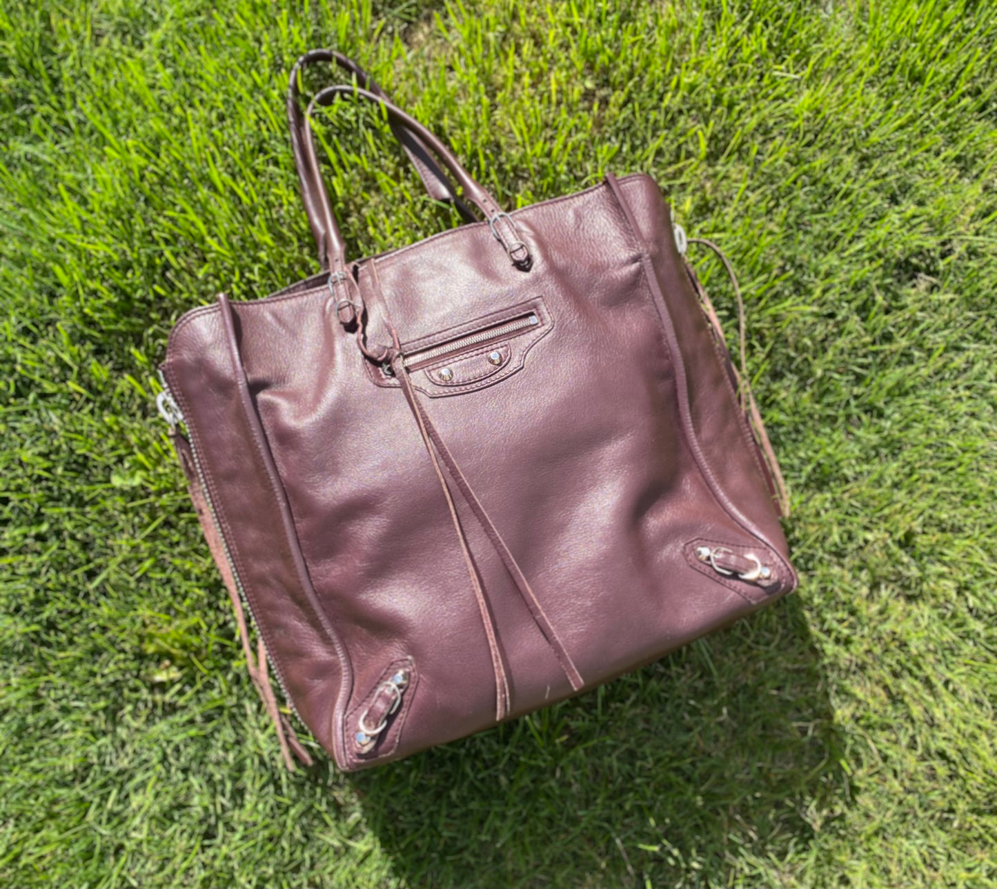 Balenciaga Papier A5 Zip Around Tote