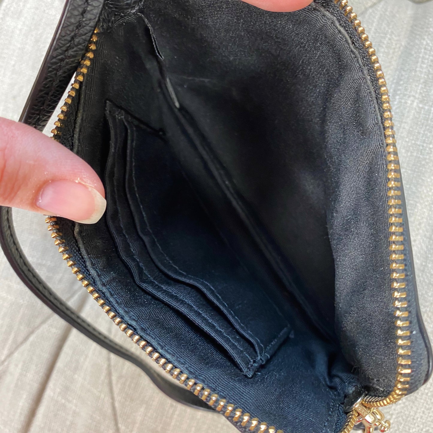 Coach Zipper Wristlet Wallet Pouch