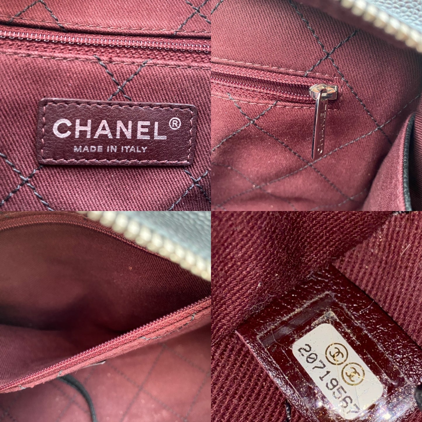 Chanel Small Deauville Caviar Bowling Bag