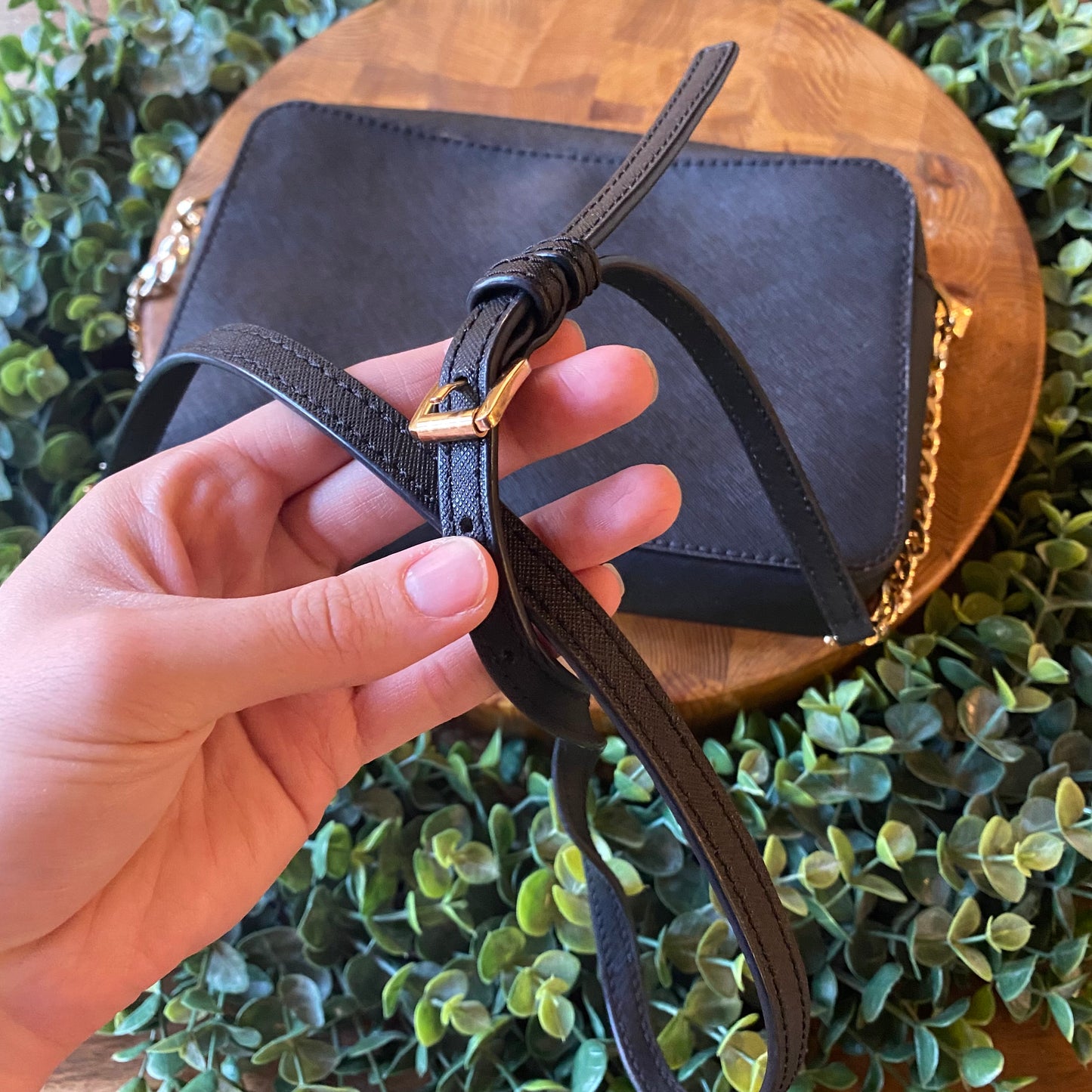 Michael Kors Large Jet Set Leather Crossbody