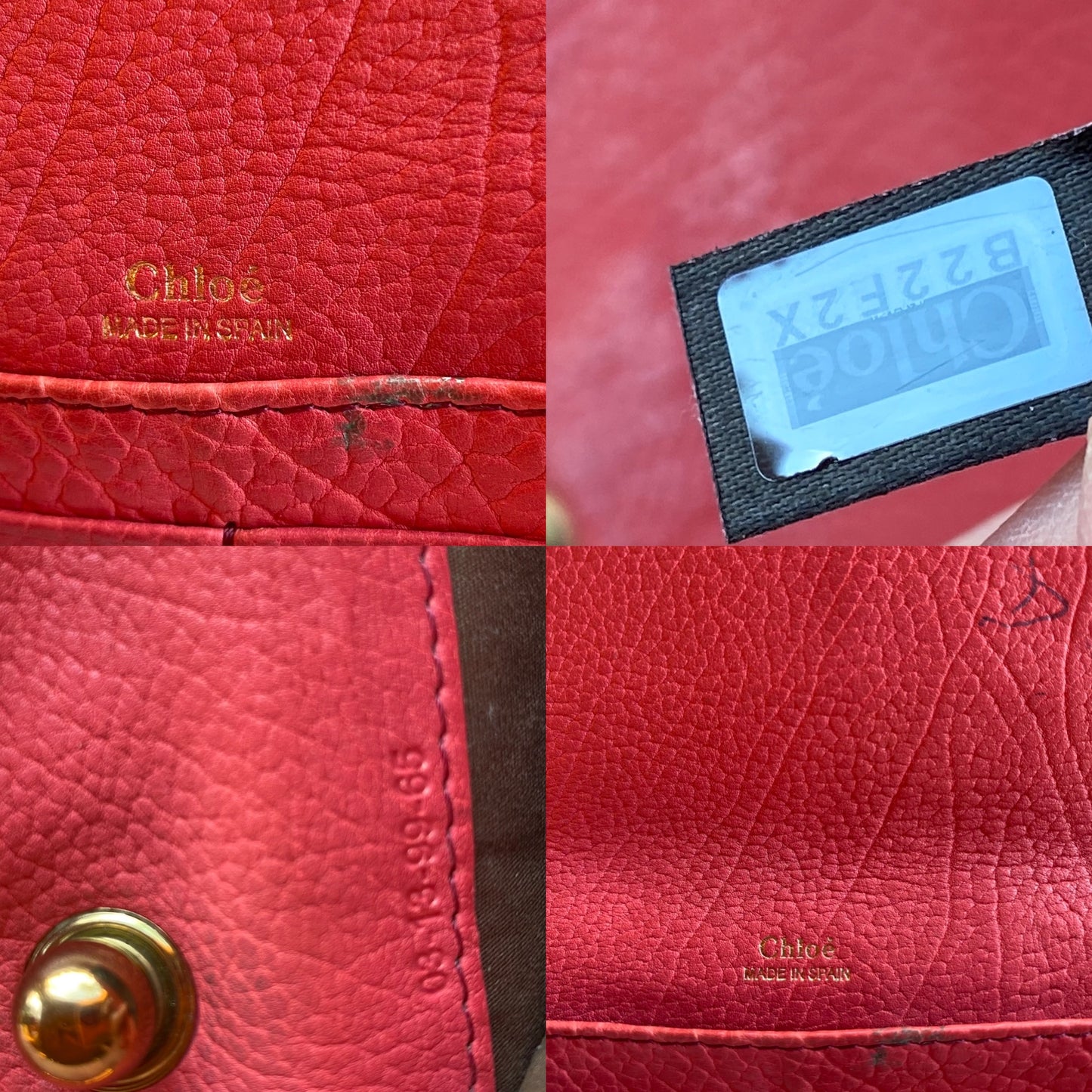 Chloé Aurore Leather Wallet On Chain Crossbody