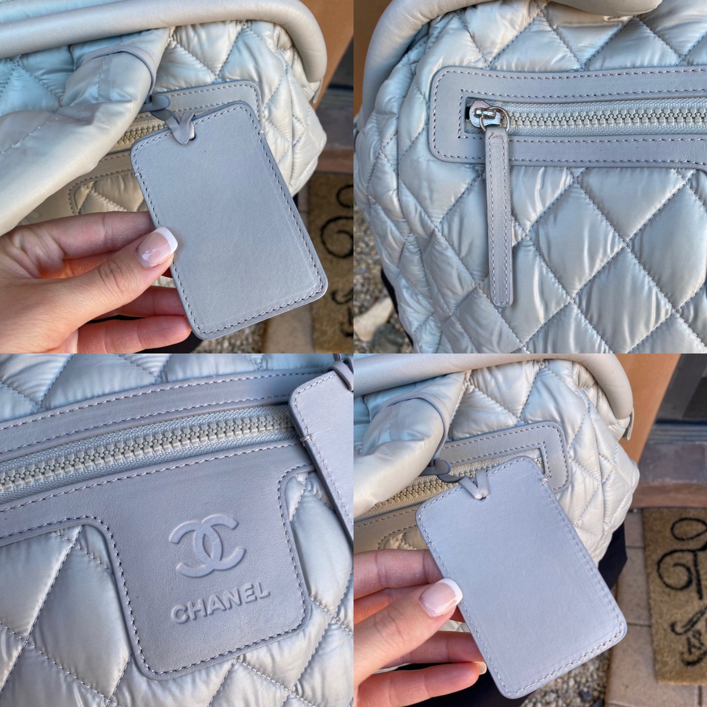 Chanel Nylon Quilted Coco Cocoon Bowler