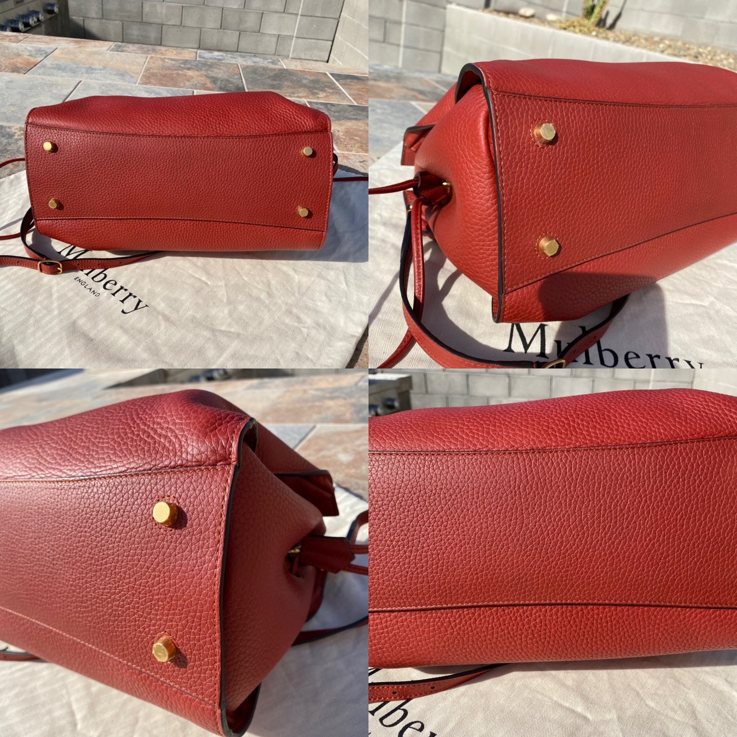 Mulberry Iris Large Leather Shoulder Bag
