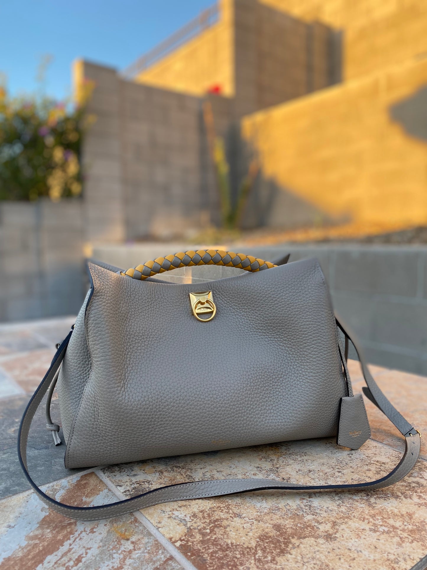 Mulberry Iris Large Leather Shoulder Bag