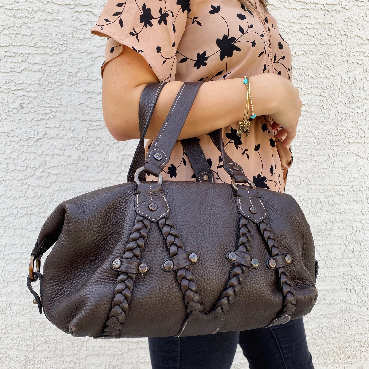 Mulberry Small Braided Leather Satchel