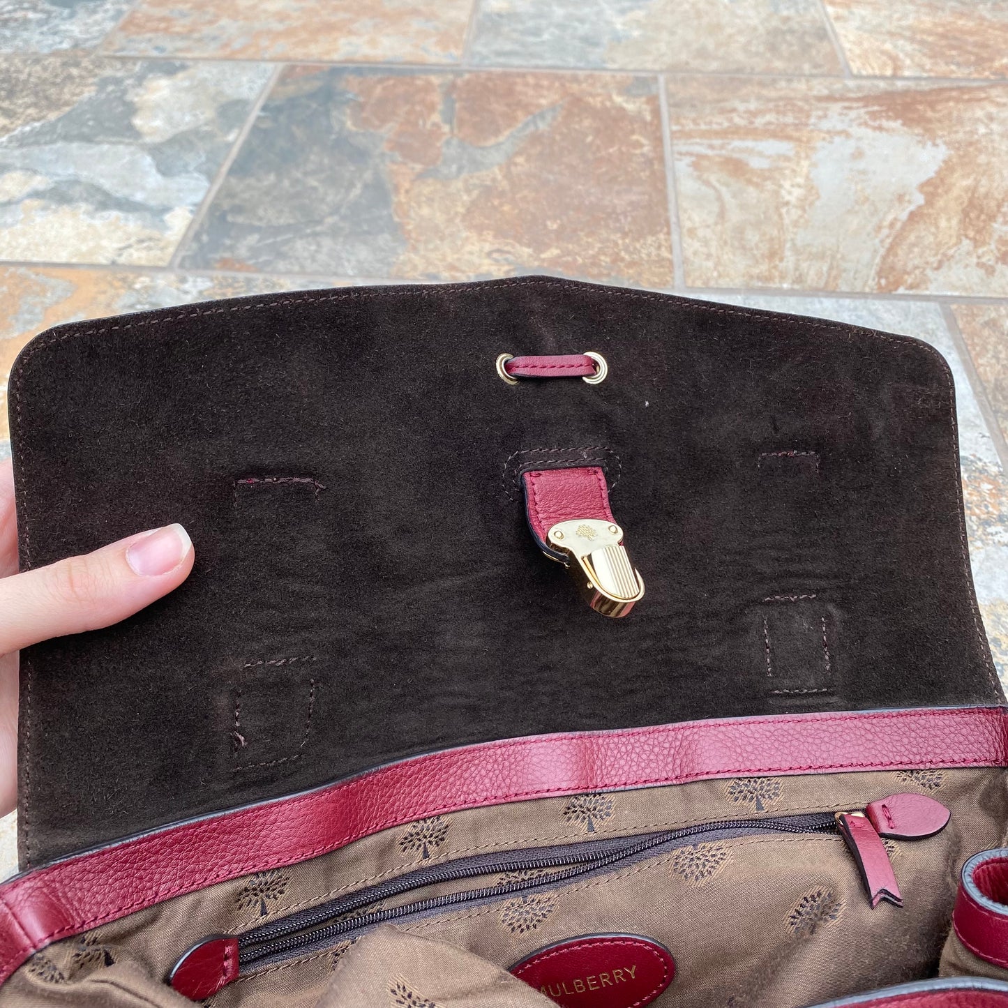 Mulberry Alexa Studded Leather Hobo Bag