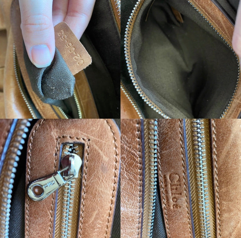 Chloé Vintage Leather Tote Bag