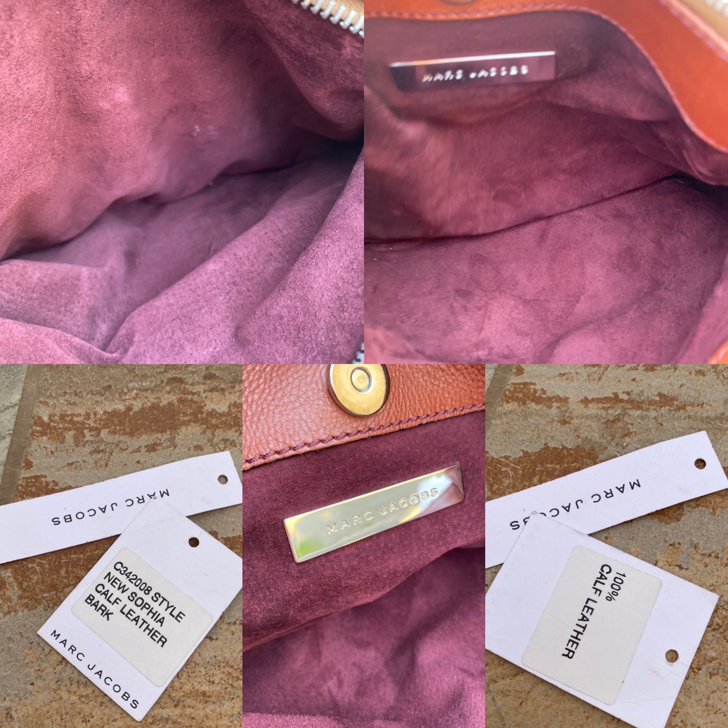 Marc Jacobs Sophia Calf Leather Hobo