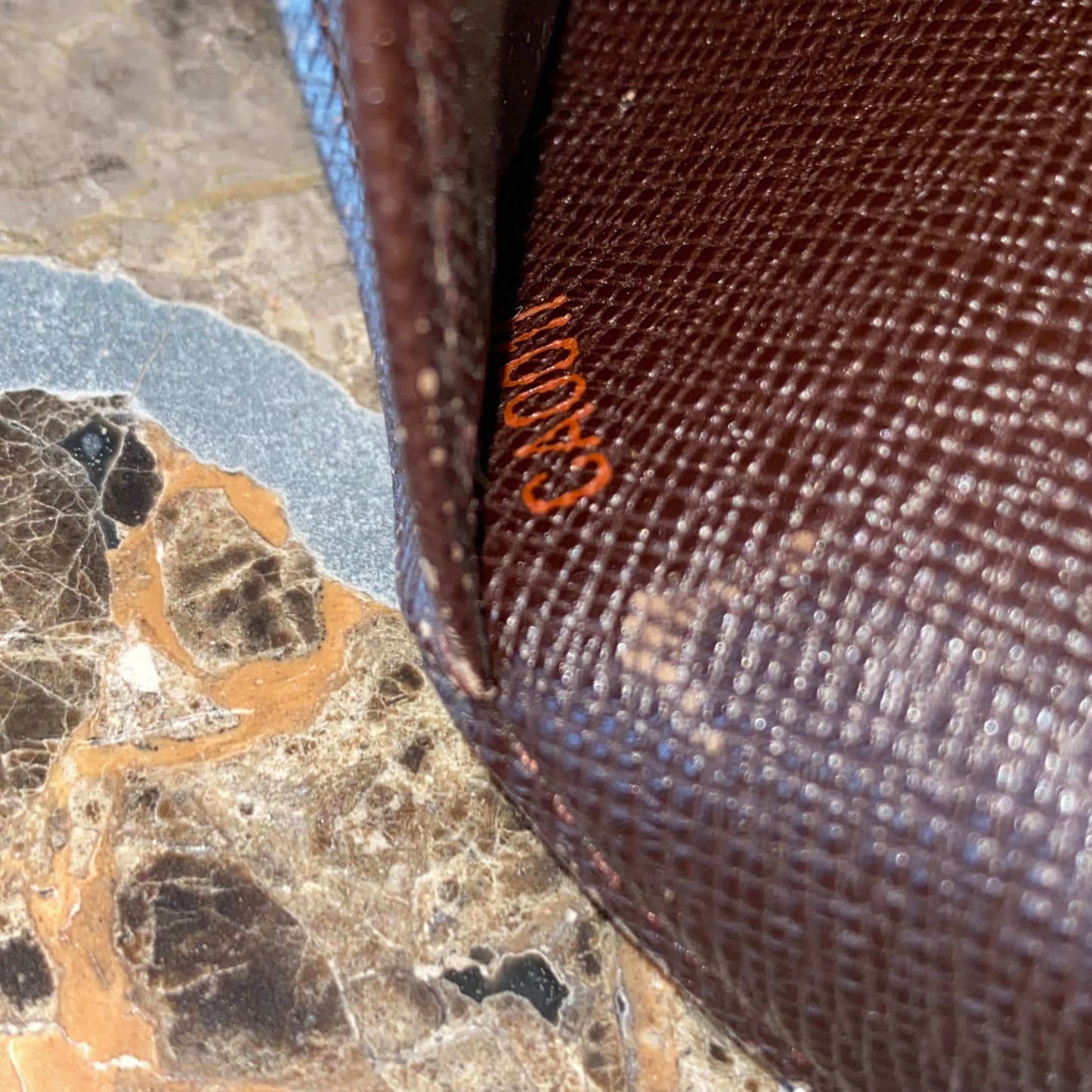 Louis Vuitton 2001 Damier Ebene Small Ring Agenda Cover Planner