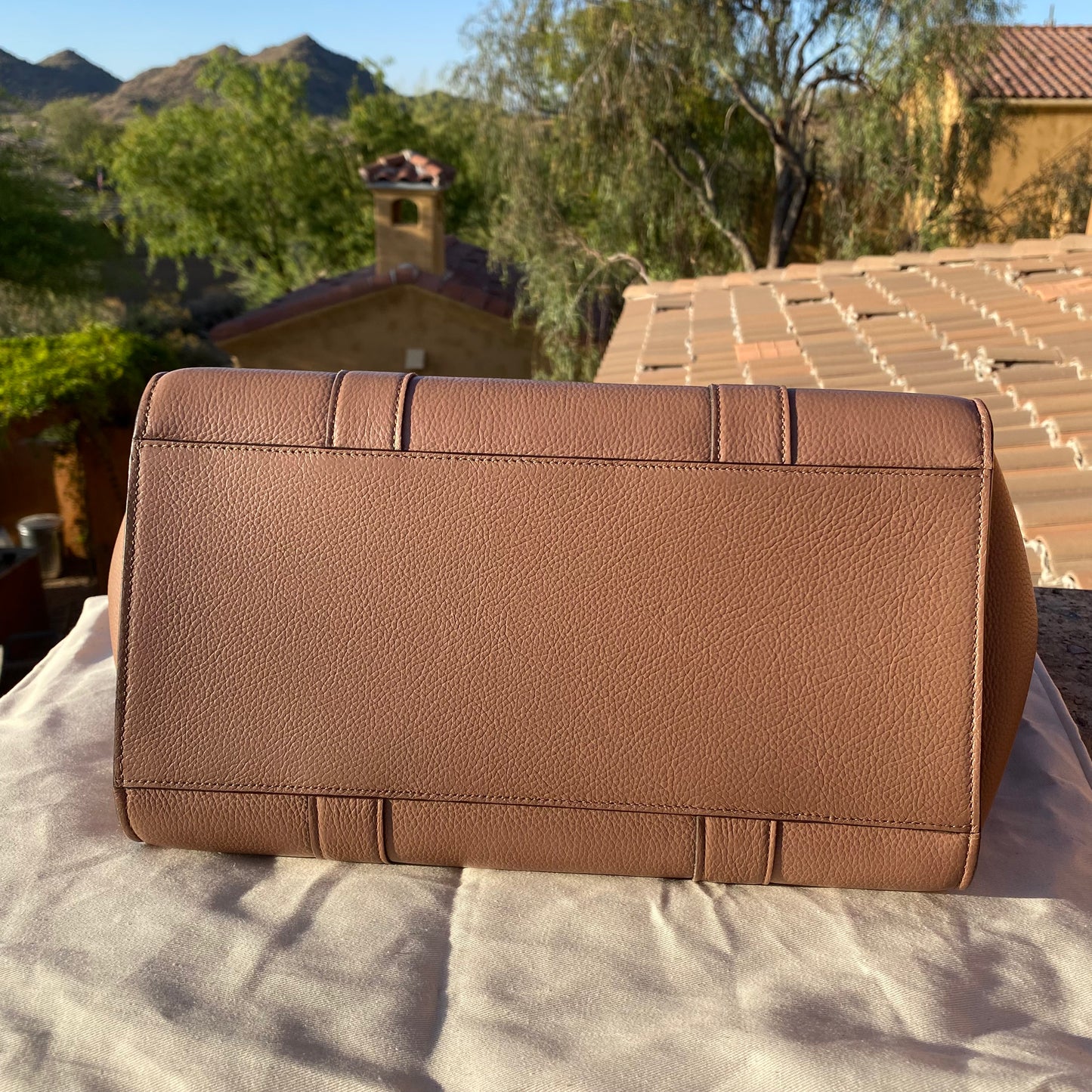 Mulberry Classic Grain Small Bayswater Zip Tote