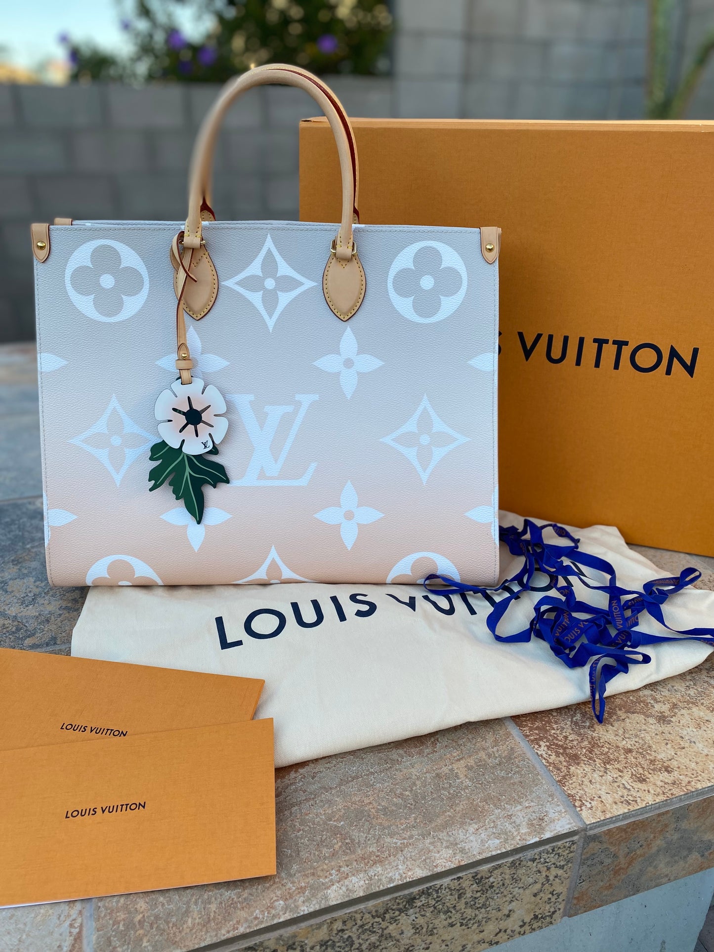 Louis Vuitton By The Pool Onthego GM Giant Monogram Tote