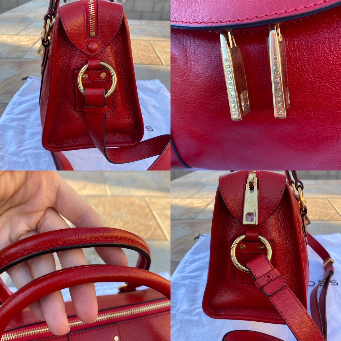 Marc Jacobs Small Fulton Leather Satchel