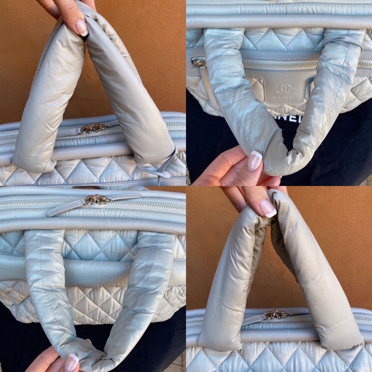 Chanel Nylon Quilted Coco Cocoon Bowler