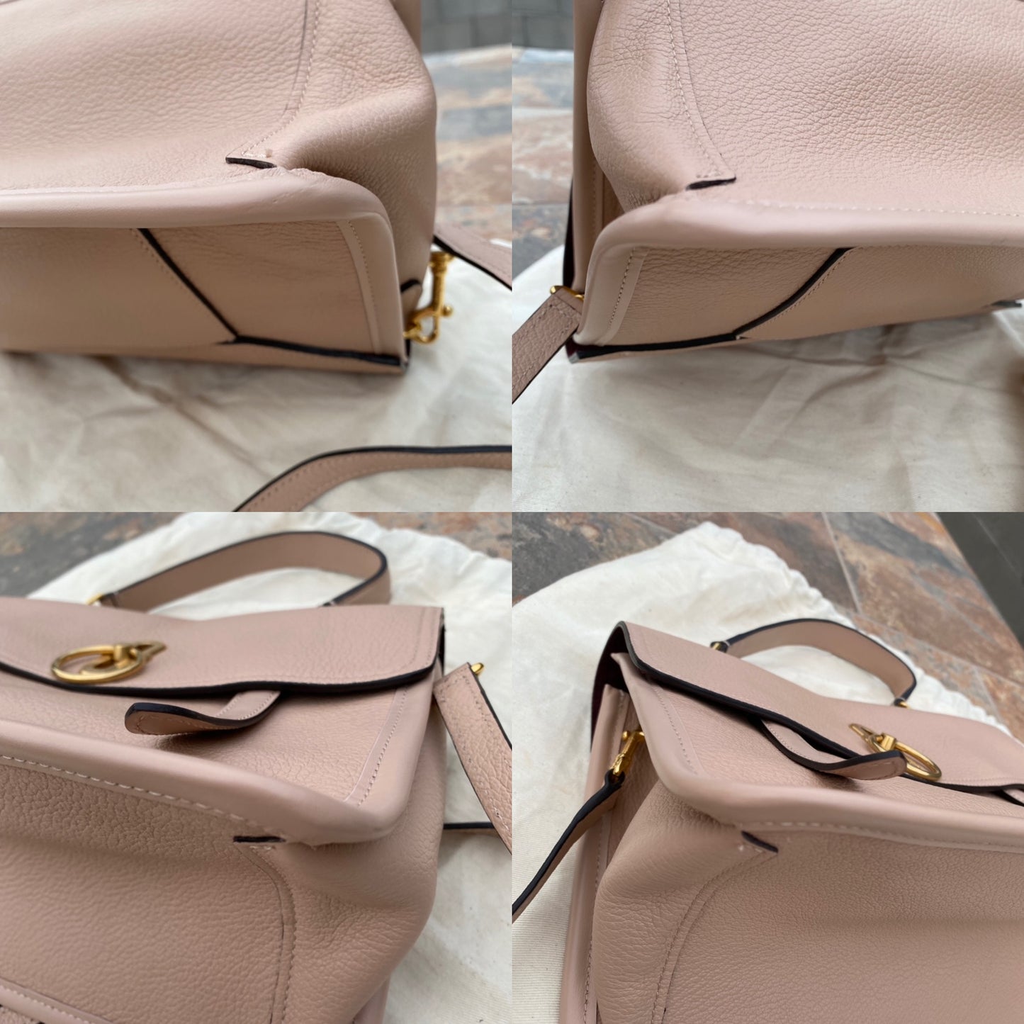 Mulberry Gracy Rosewater Leather Satchel Bag