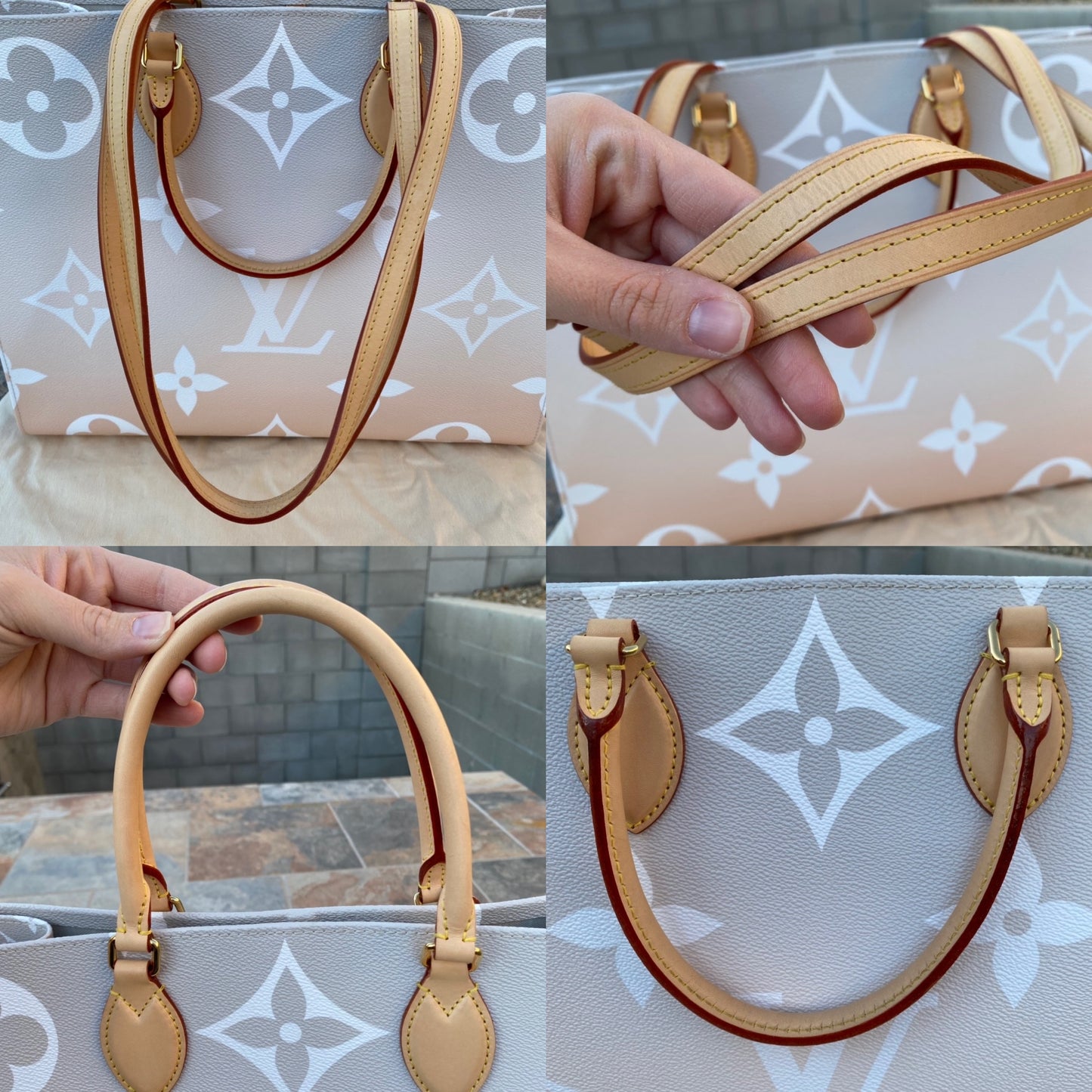 Louis Vuitton By The Pool Onthego GM Giant Monogram Tote