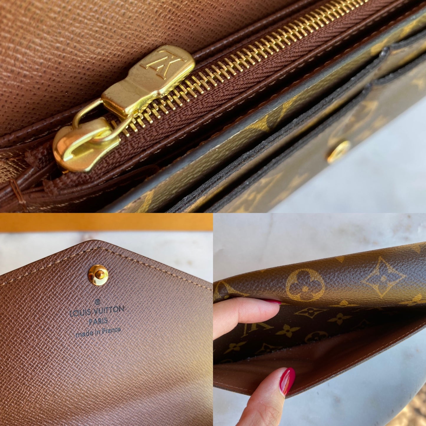 Louis Vuitton Monogram Sarah NM Wallet
