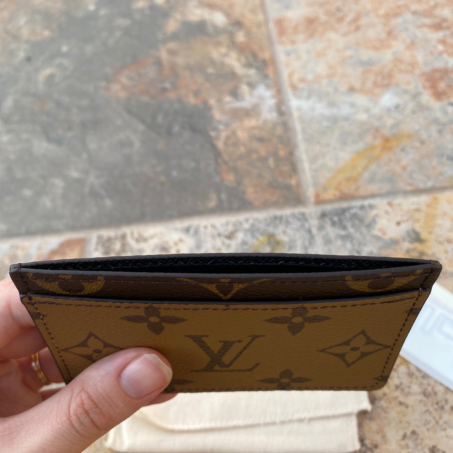 Louis Vuitton Reverse Monogram Card Holder